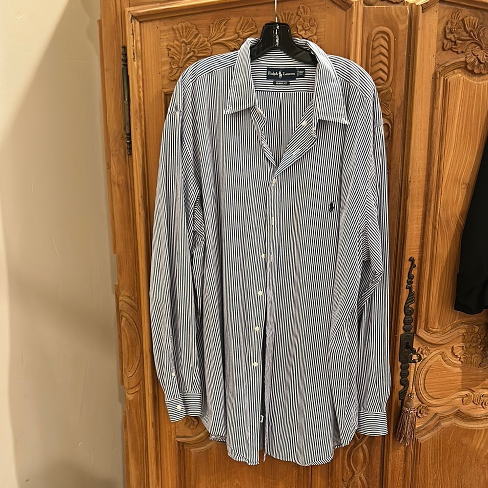 Ralph Lauren Blue Casual Button Down Shirt